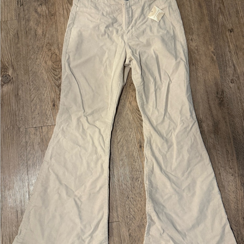 Altar'd State Cream Flare Jeans